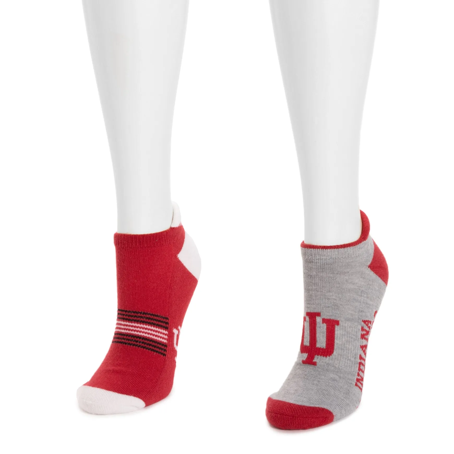 Indiana Hoosiers GameDay Unisex Lowcut Socks 2 Pair Pack