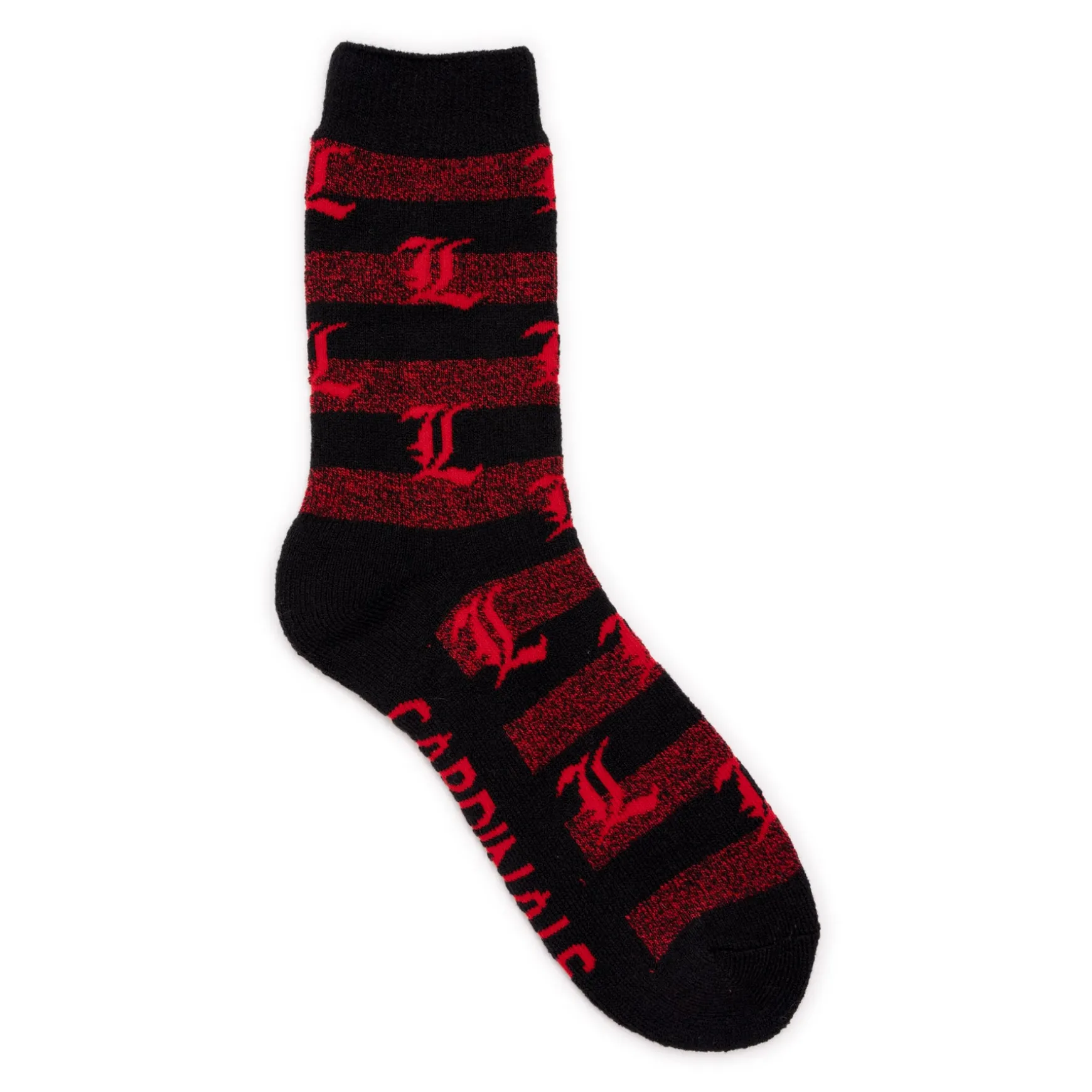Louisville Cardinals GameDay Unisex Terry Loop Sock
