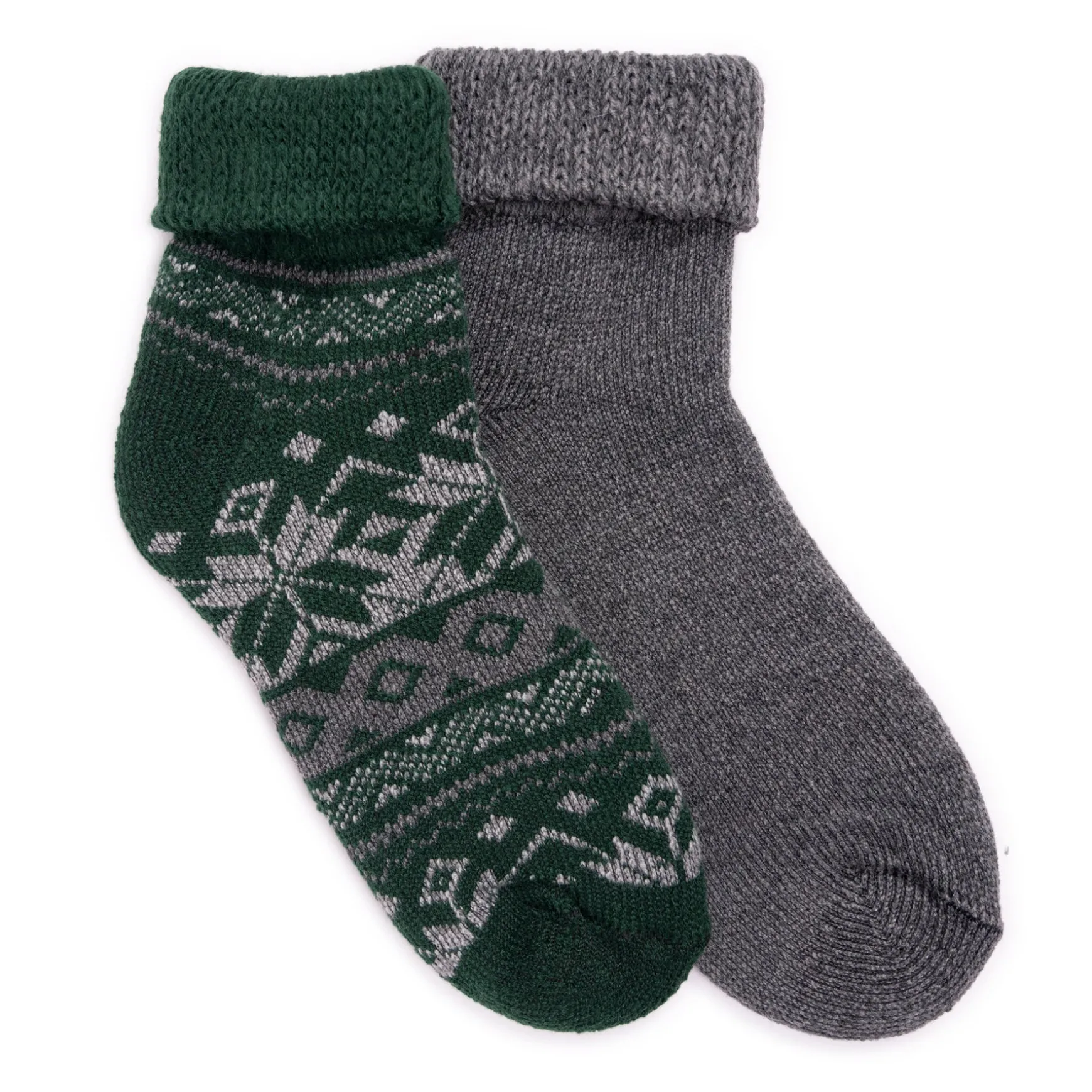 Men's 2 Pair Pack Short Heat Retainer Socks