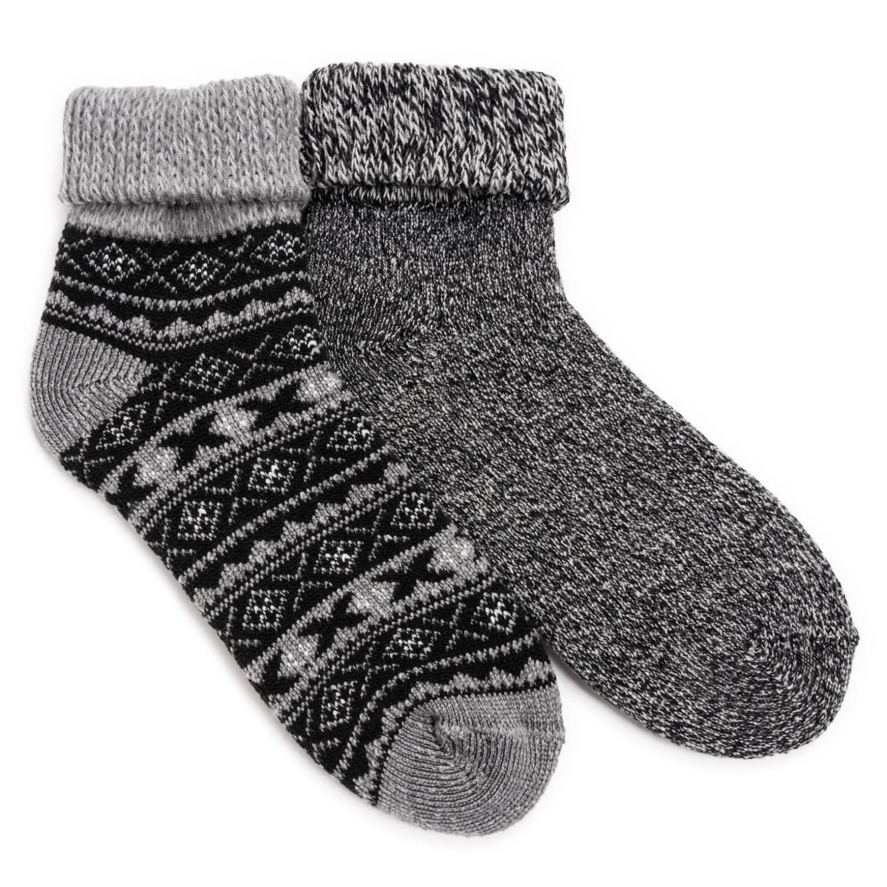 Men's 2 Pair Pack Short Heat Retainer Socks