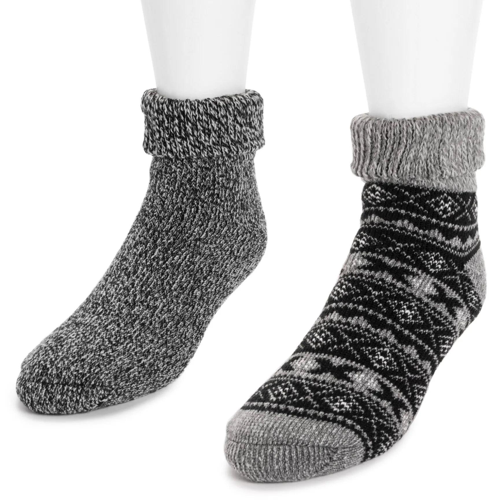 Men's 2 Pair Pack Short Heat Retainer Socks