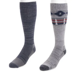 Men's 2 Pair Pack Tall Cotton Compression Socks