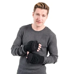 Men's Faux Fur Flip Mittens