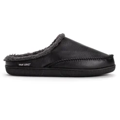 Men's Faux Leather Clog Slippers