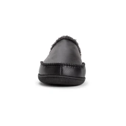 Men's Faux Leather Clog Slippers