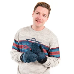 Men's Fingerless Flip Mittens
