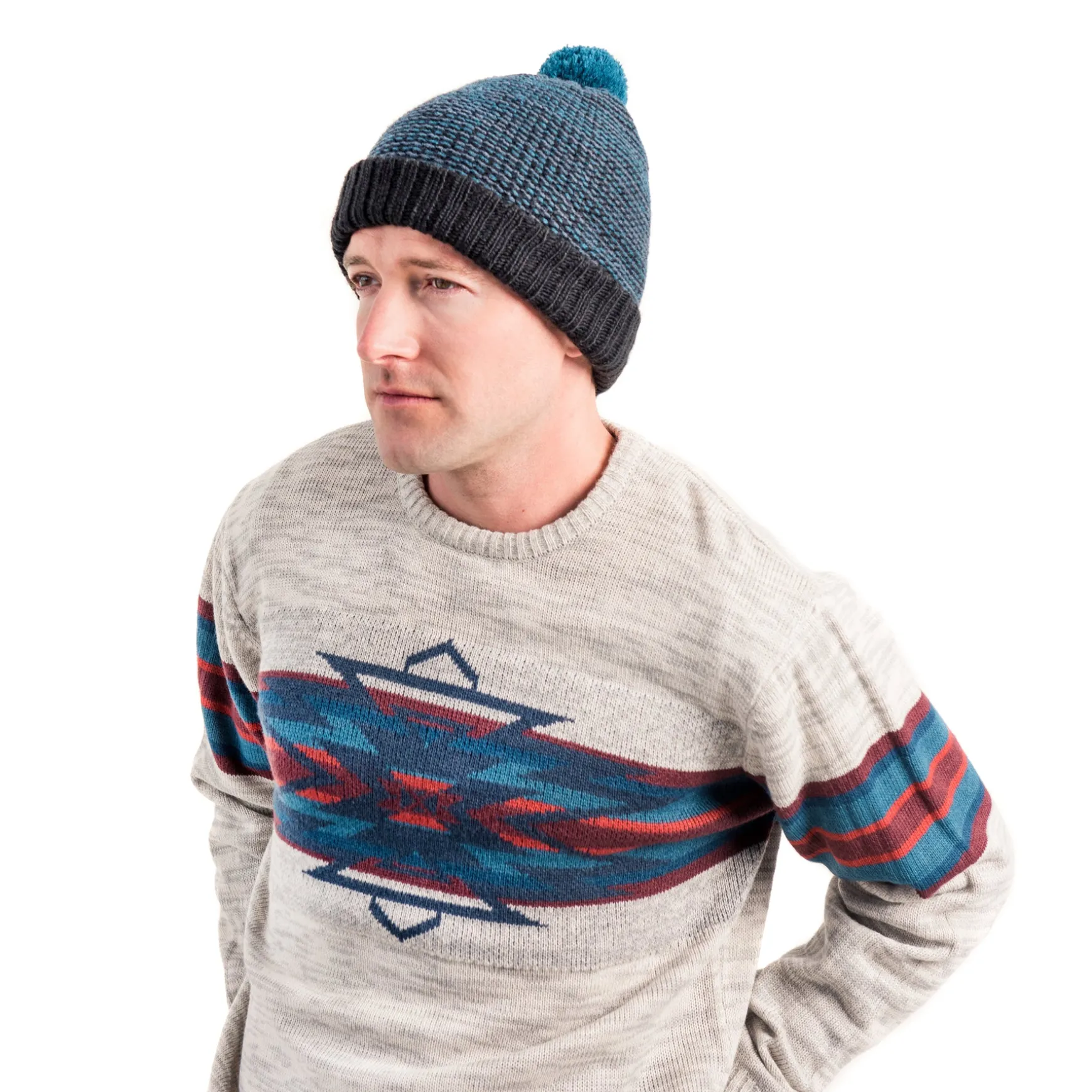 Men's Pom Cuff Cap