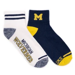 Michigan Wolverines GameDay Unisex Mini Crew Socks 2 Pack