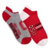 Ohio State Buckeyes GameDay Unisex Lowcut Socks 2 Pair Pack