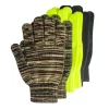 QuietWear 3-Pair Pack Grip Dot Assorted Gloves