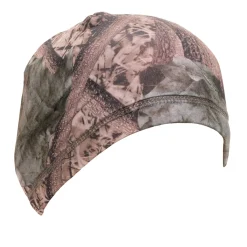 QuietWear Reversible Fleece Beanie - Camo and Blaze Orange