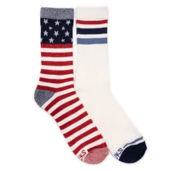 Unisex 2 Pack Unisex Crew Socks