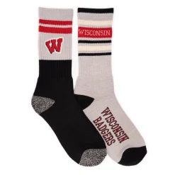 Wisconsin Badgers GameDay Unisex Crew Socks 2 Pack