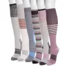 Women's 6 Pack Cotton Compression Socks