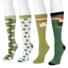 Women's 4 Pack Knee High Sock
