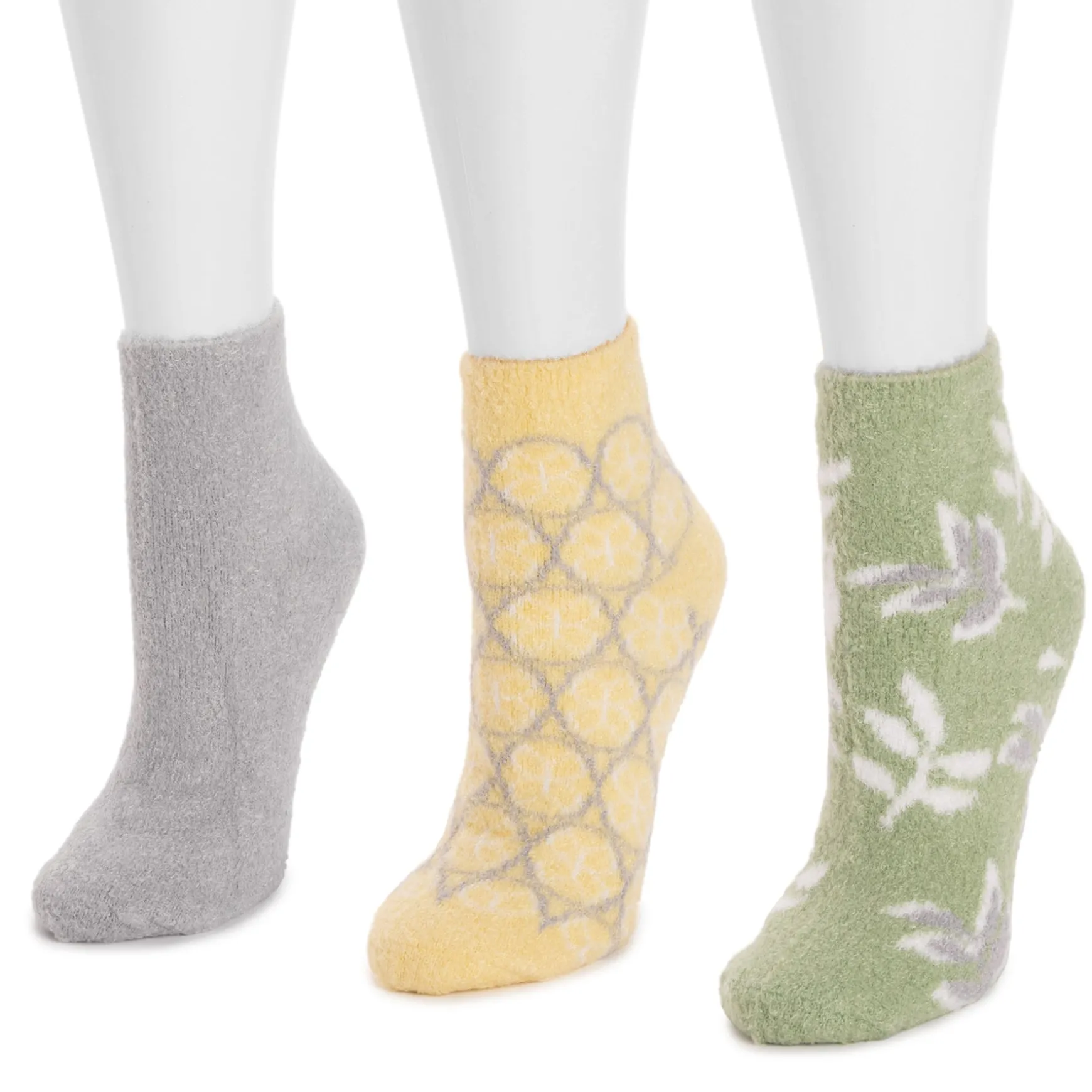 Women's 3 Pack Vitamin E Infused Crew Socks