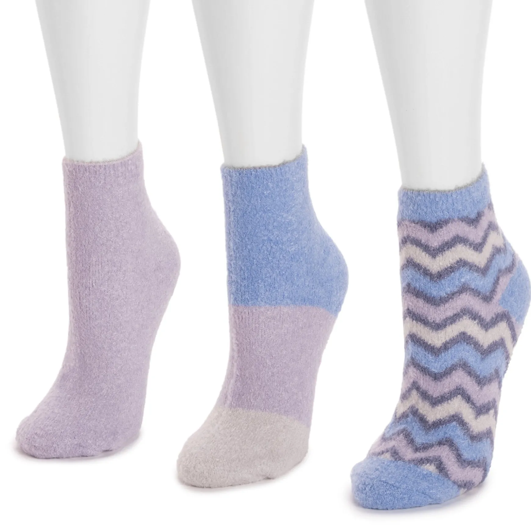 Women's 3 Pack Vitamin E Infused Crew Socks