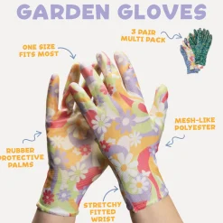 Women's 3 Pair Pack Garden Glove