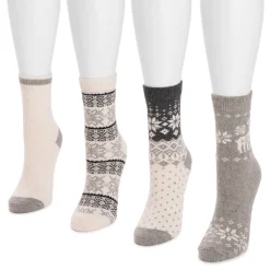 Women's 4 Pair Pack Holiday Boot Socks
