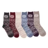Women's 6 Pair Pack Microfiber Boot Socks