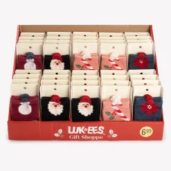 Women's Cozy Holiday Socks in Gift Box Set 40 Piece
