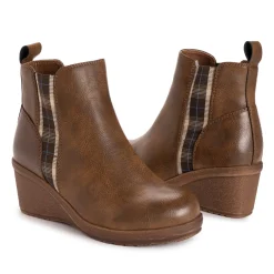 Women's England Oxford Wedge Booties