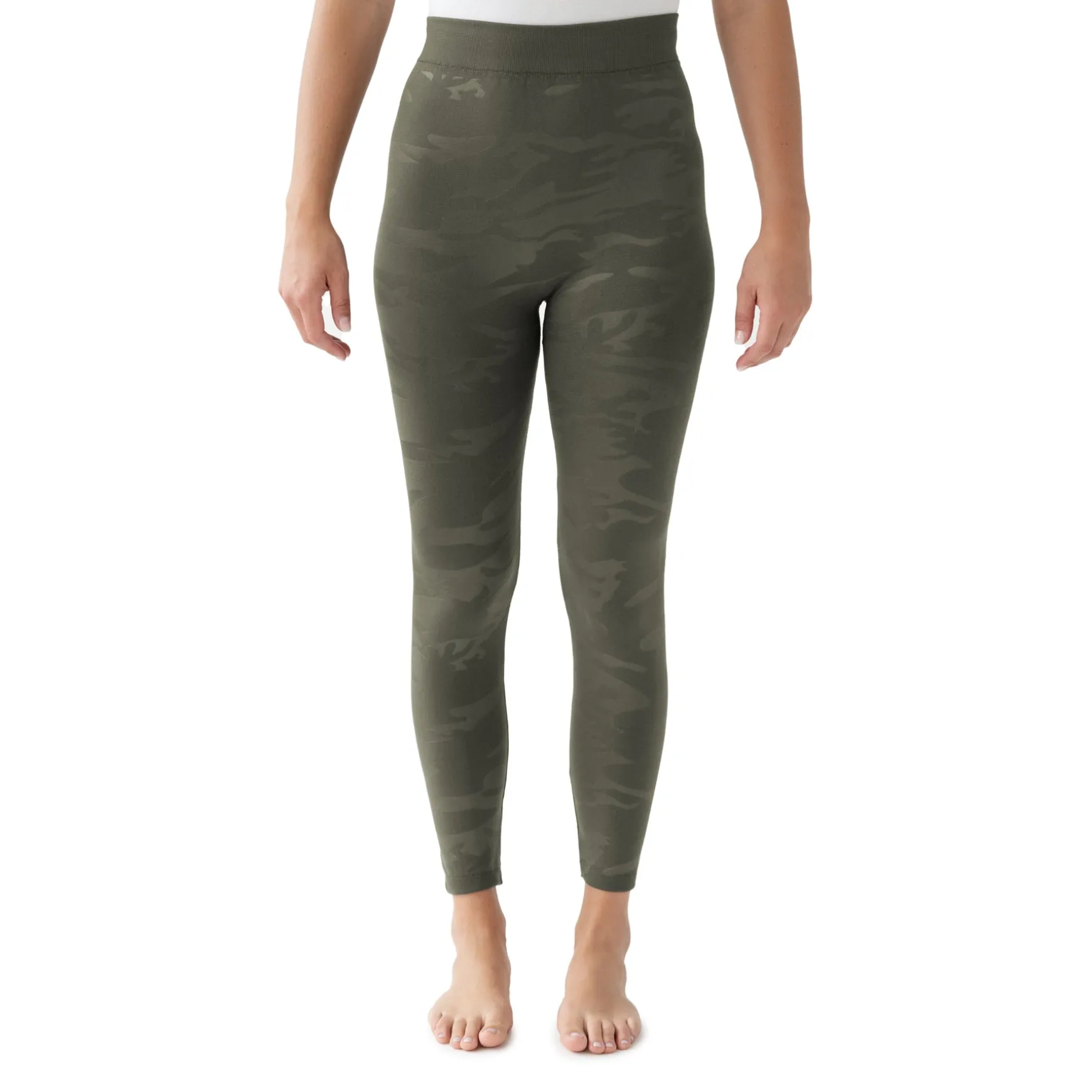 Women's Fleece Lined Embossed Leggings