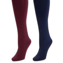 Women's Fleece Lined 2-Pair Pack Tights