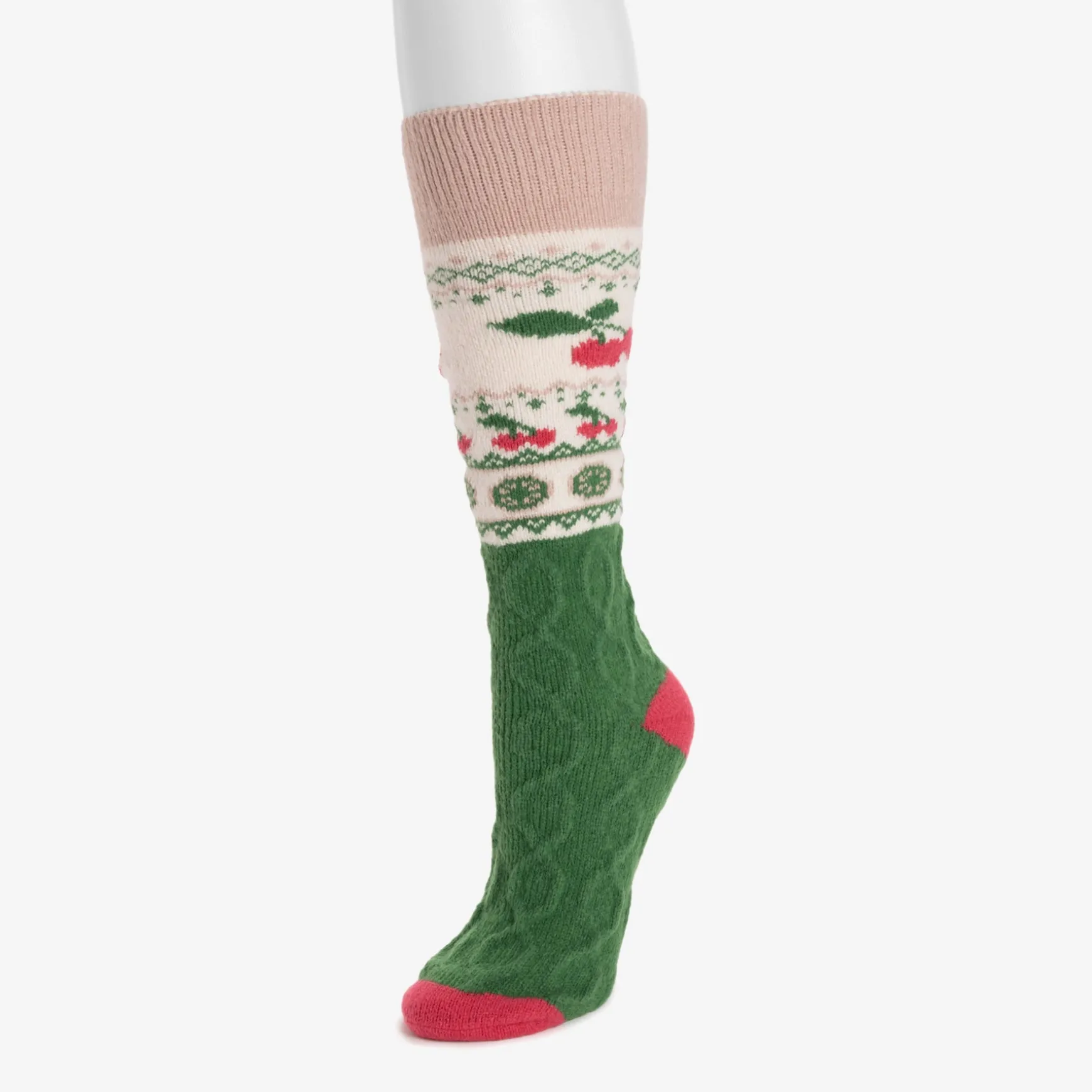 Women's Luxe Slouch Microfiber Fairisle Sock