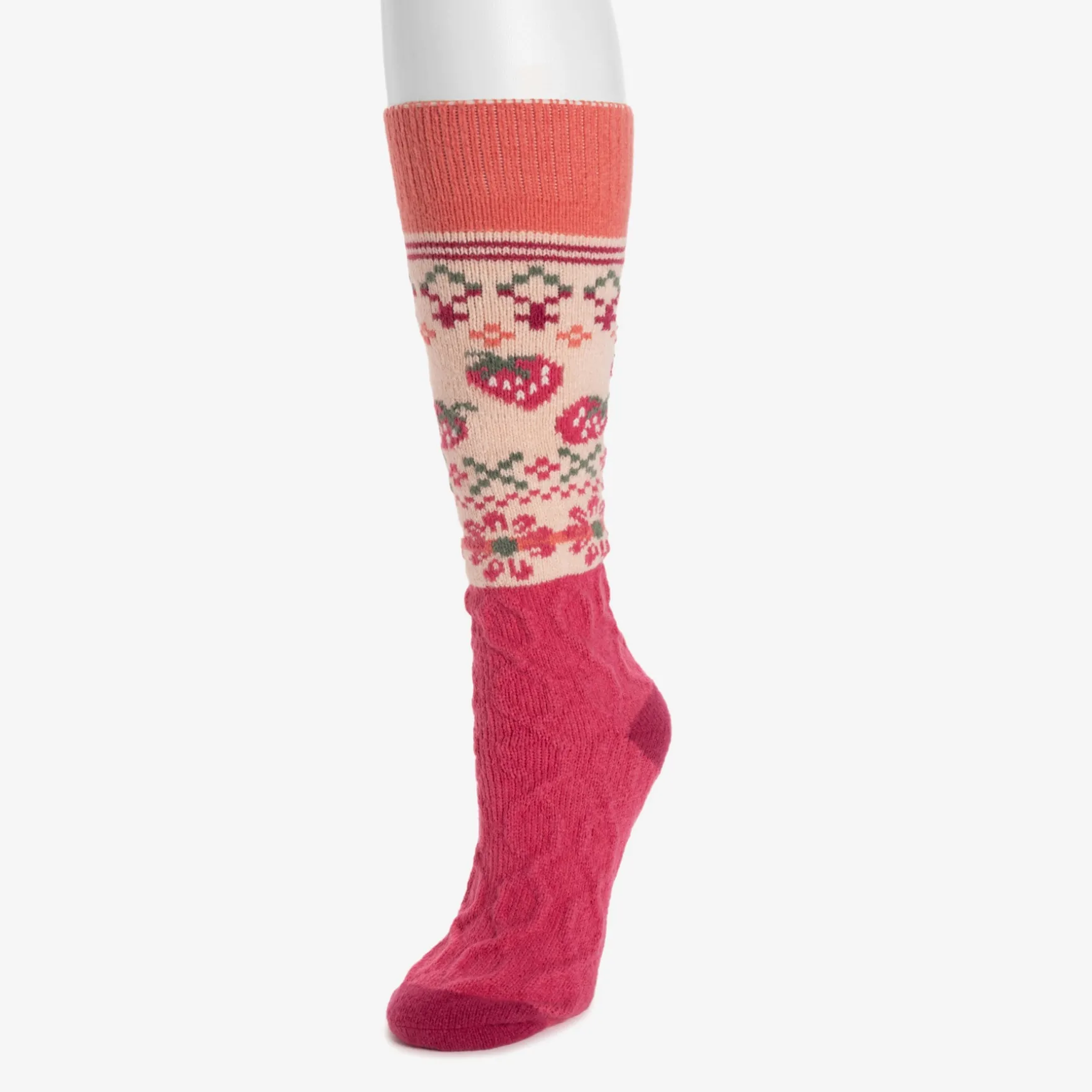 Women's Luxe Slouch Microfiber Fairisle Sock