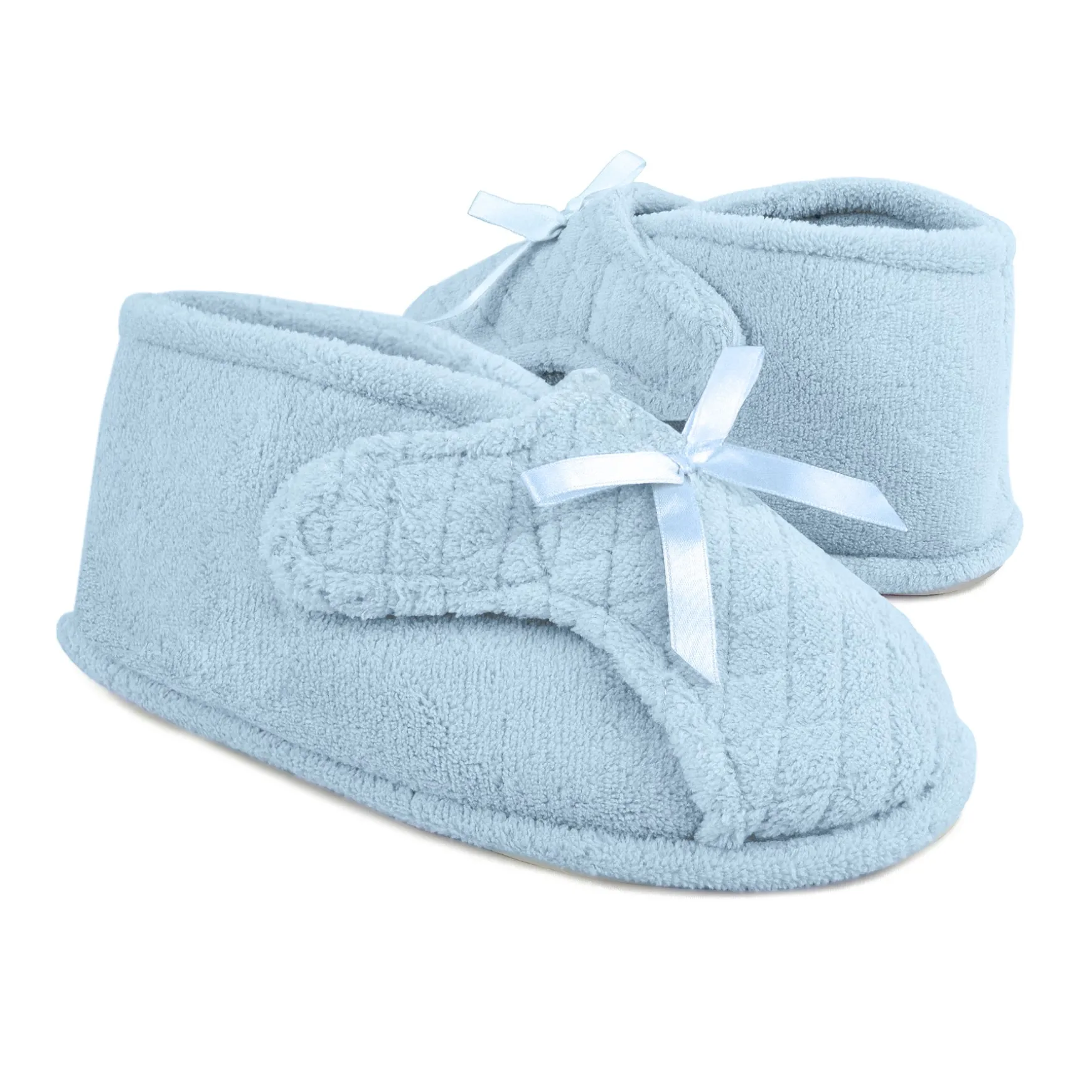 Women's Micro Chenille Adjustable Bootie Slippers