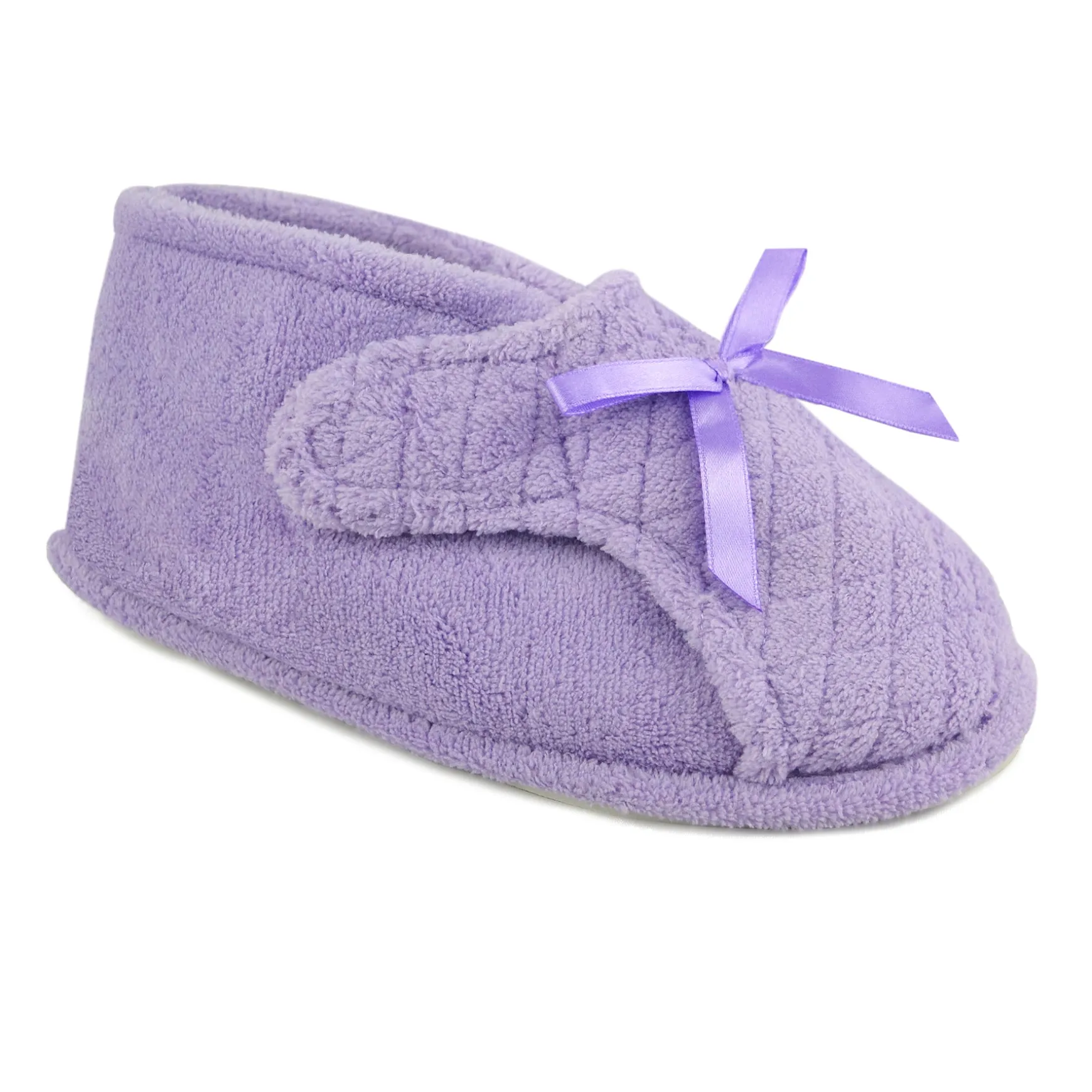 Women's Micro Chenille Adjustable Bootie Slippers