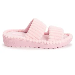 Women's Ribbed Terry Slide Comfort Contour Slipper