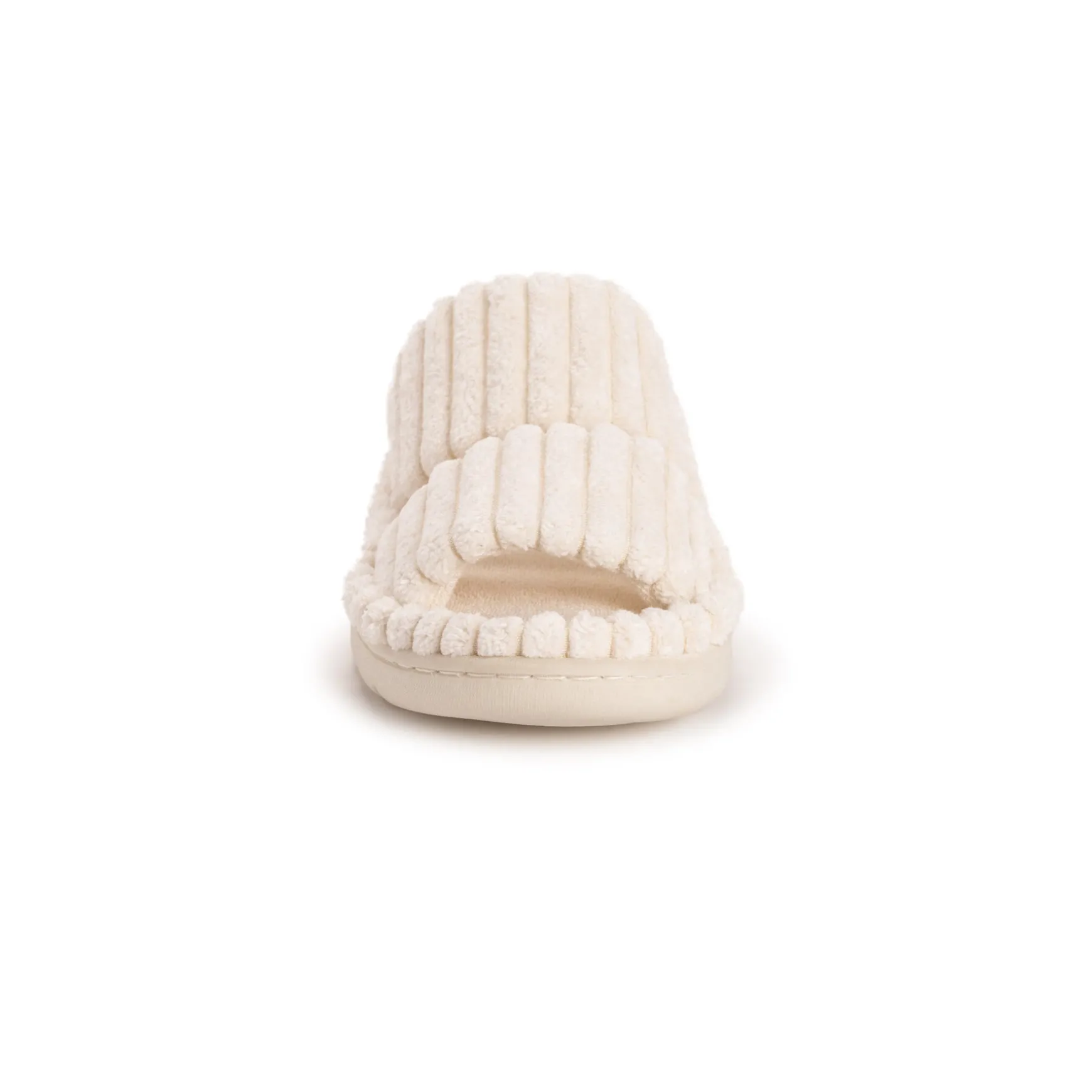 Women's Ribbed Terry Slide Comfort Contour Slipper