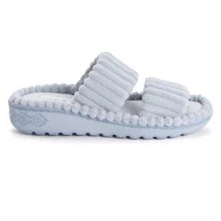 Women's Ribbed Terry Slide Comfort Contour Slipper