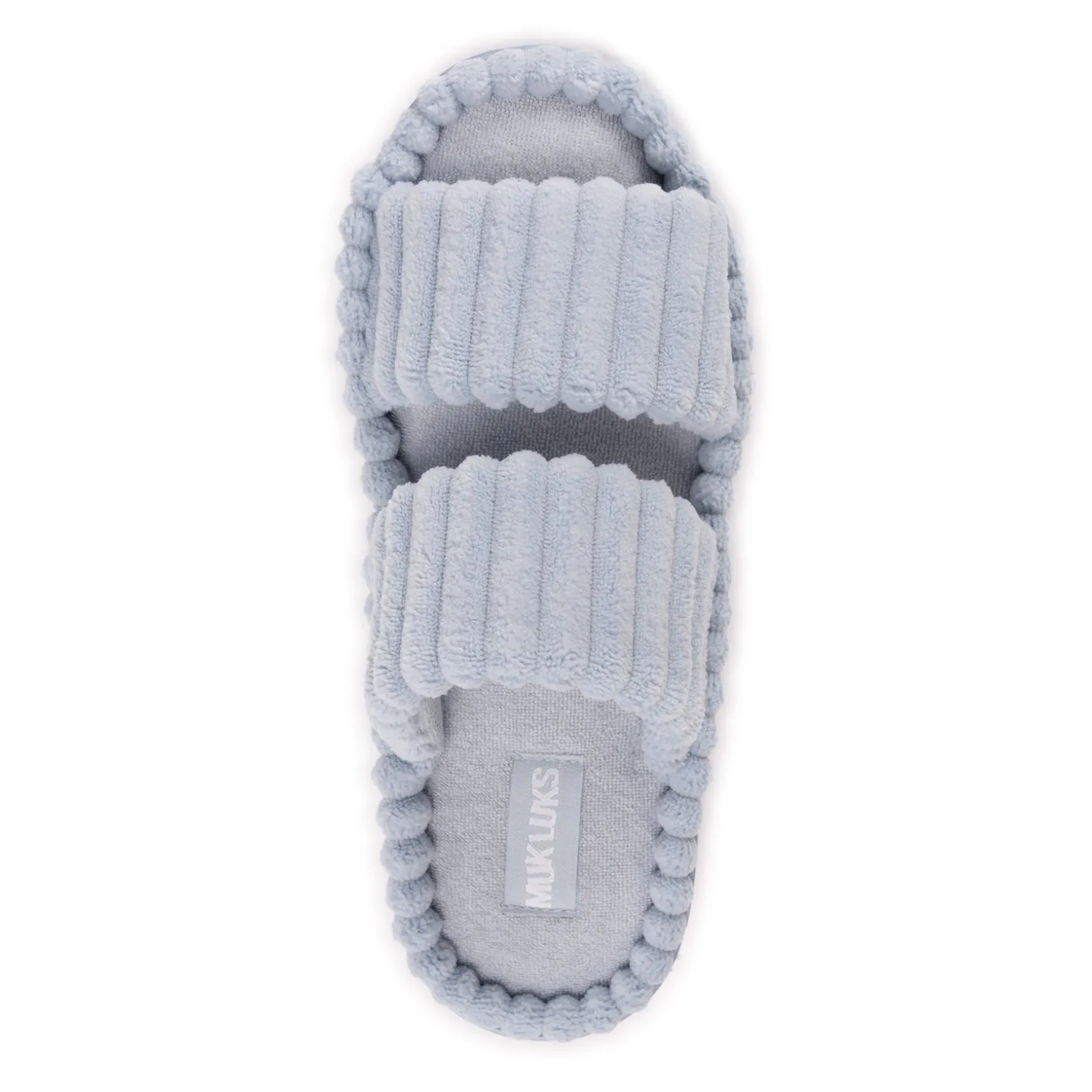 Women's Ribbed Terry Slide Comfort Contour Slipper