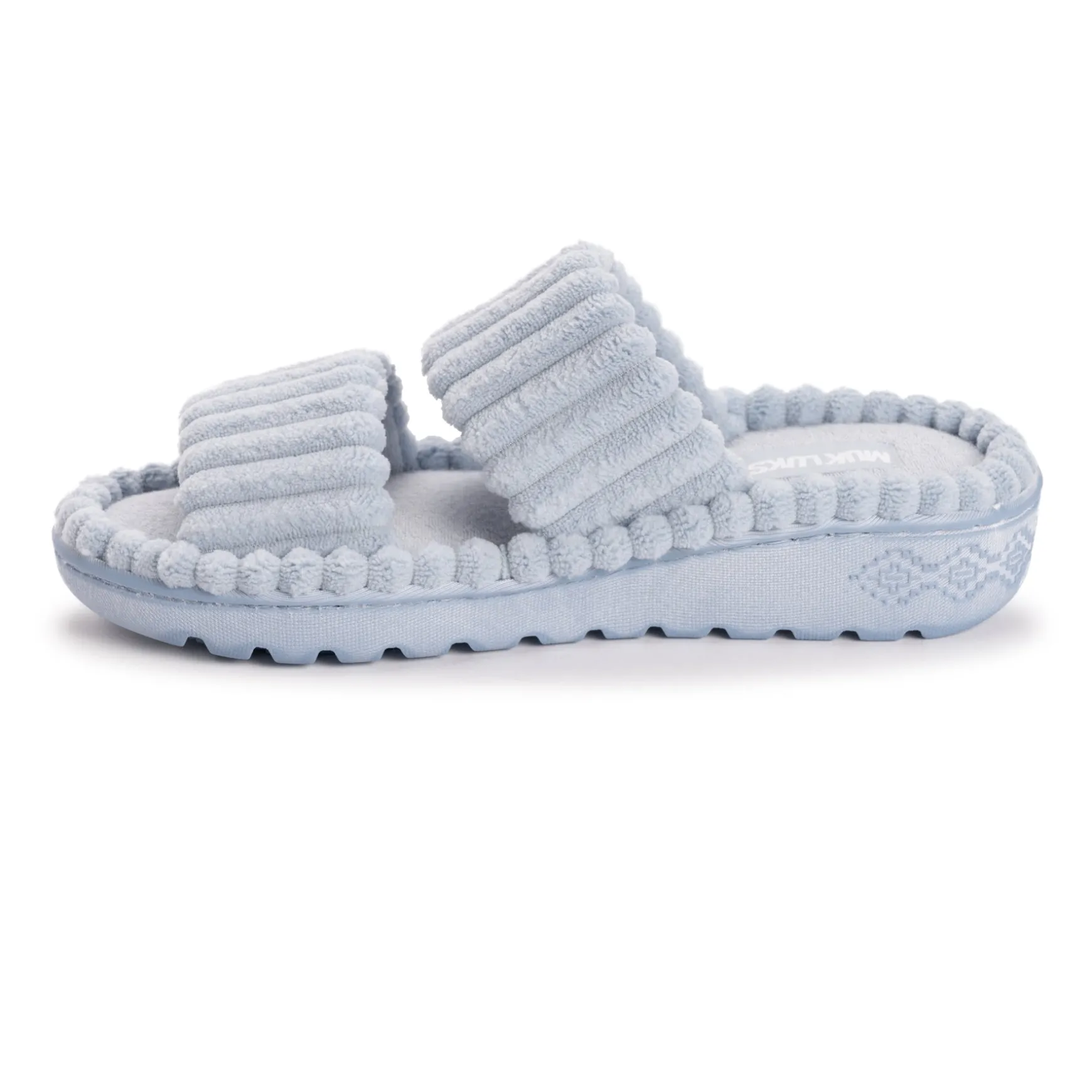 Women's Ribbed Terry Slide Comfort Contour Slipper
