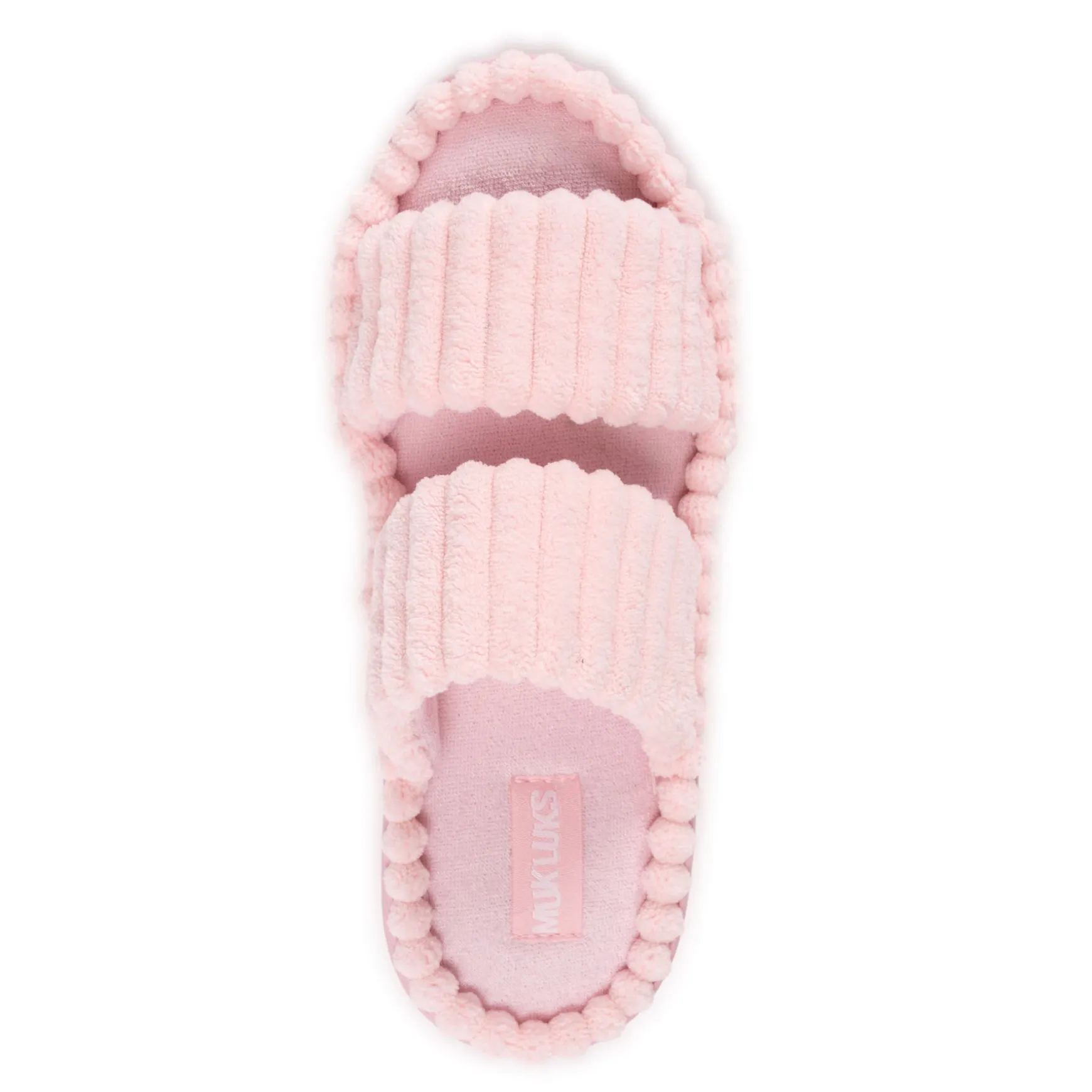 Women's Ribbed Terry Slide Comfort Contour Slipper