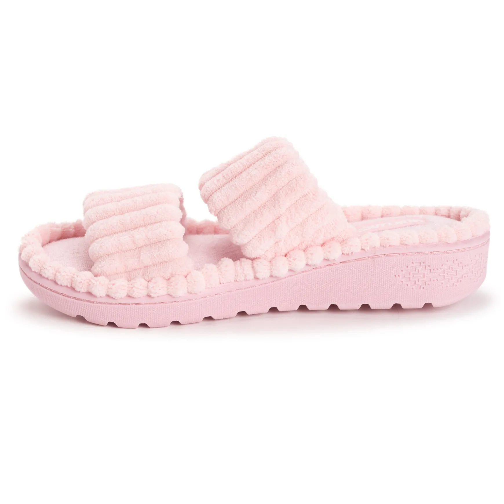 Women's Ribbed Terry Slide Comfort Contour Slipper